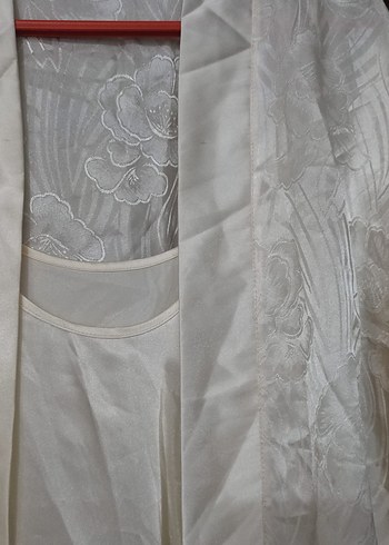 Vintage Uzun Kadın Sabahlık - Görsel 2