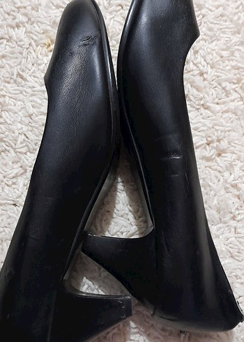 Siyah Kadın Stiletto Topuklu Ayakkabı - Görsel 2