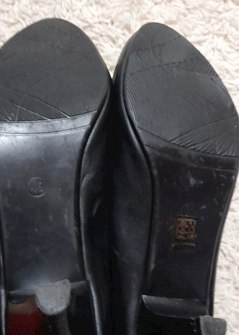 Siyah Kadın Stiletto Topuklu Ayakkabı - Görsel 5