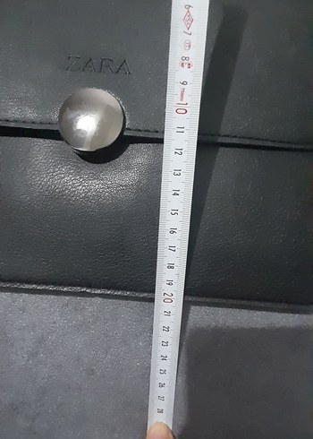 Siyah Deri Kadın El Çantası - Görsel 7