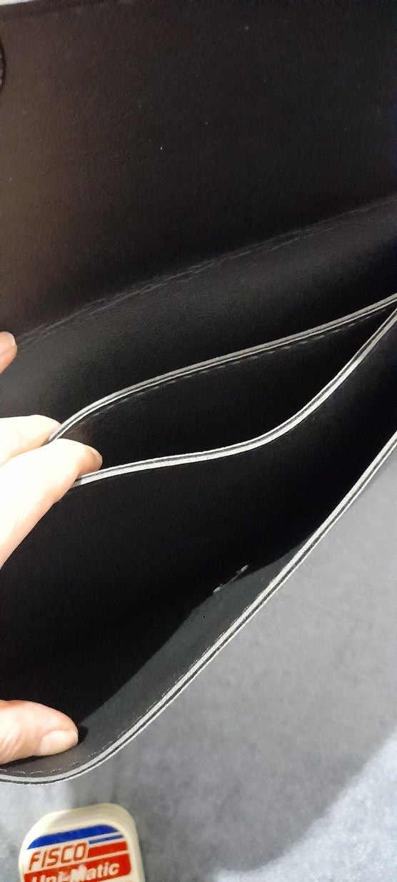 Siyah Deri Kadın El Çantası - Görsel 5