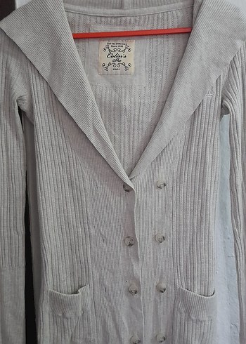 Düğmeli Midi Kadın Hırka - Görsel 3