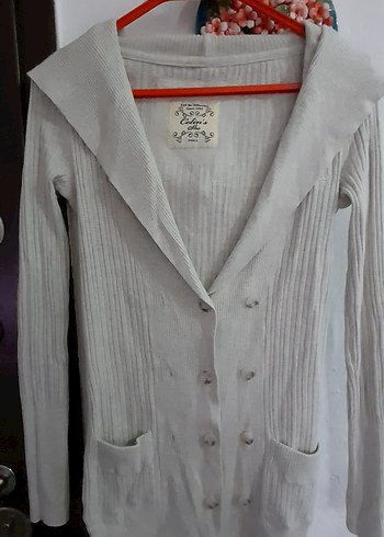 Düğmeli Midi Kadın Hırka - Görsel 2