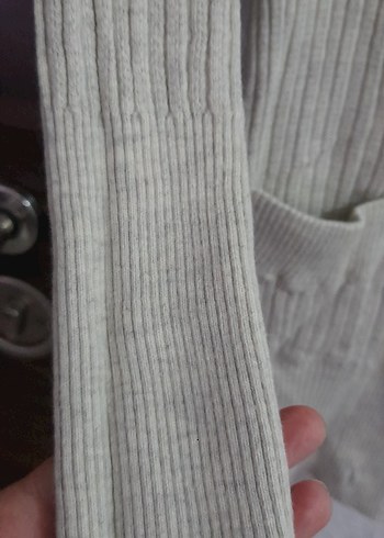 Düğmeli Midi Kadın Hırka - Görsel 7