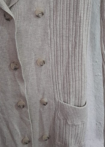 Düğmeli Midi Kadın Hırka - Görsel 5