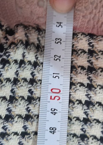 Ekoseli Kadın Blazer Ceket - Görsel 6