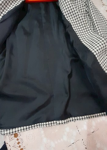 Ekoseli Kadın Blazer Ceket - Görsel 8