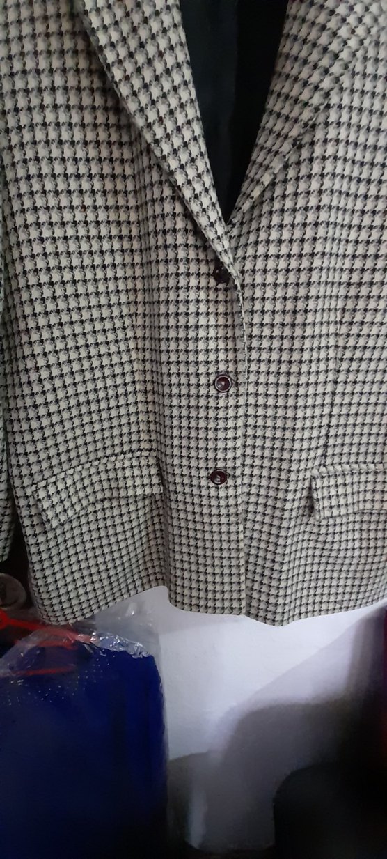 Ekoseli  Kadın Blazer Ceket - Görsel 3