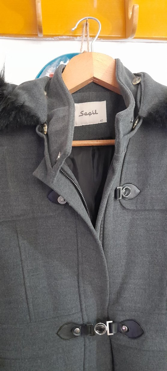 Kürk Detaylı  Kaban - Görsel 5