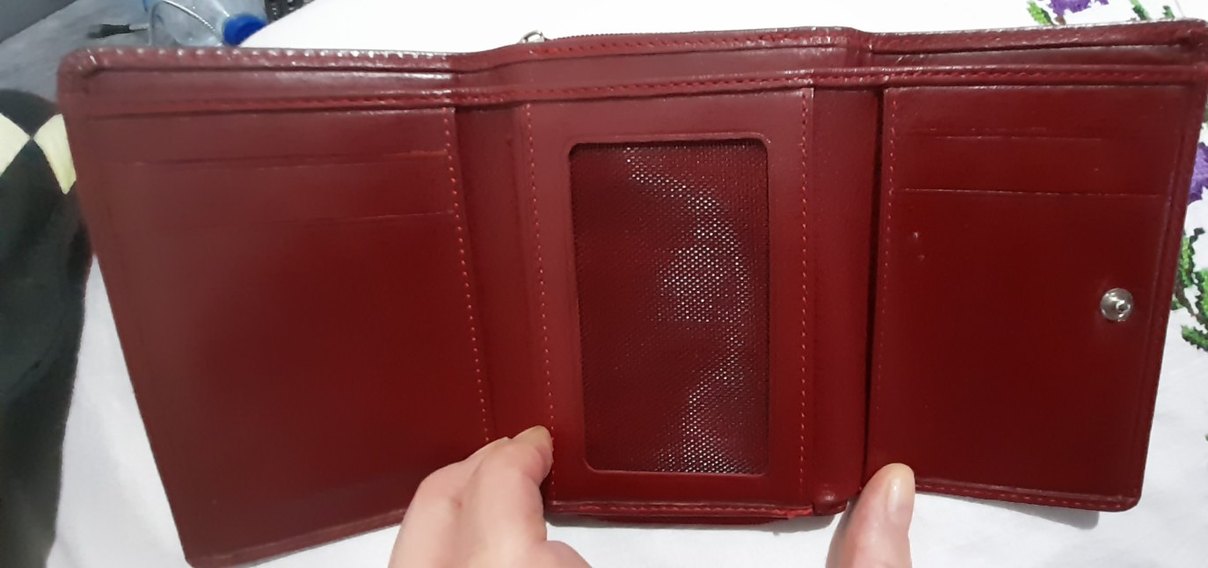 Bordo Kadın Cüzdan - Görsel 2