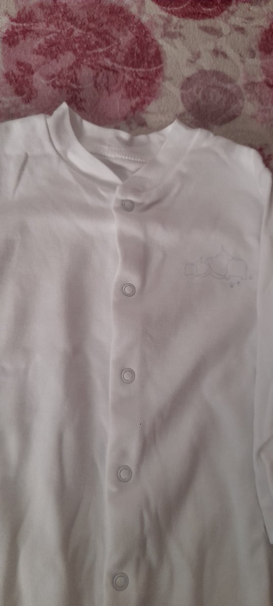 Uzun Kollu Beyaz Tulum - Görsel 2