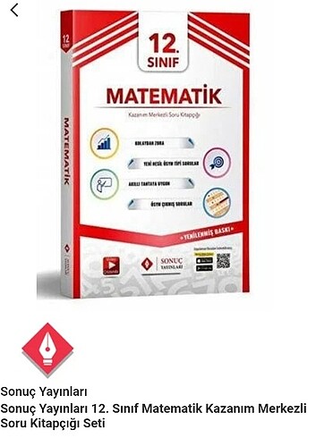 Sonuç 12.Sınıf Matematik Fasikülleri