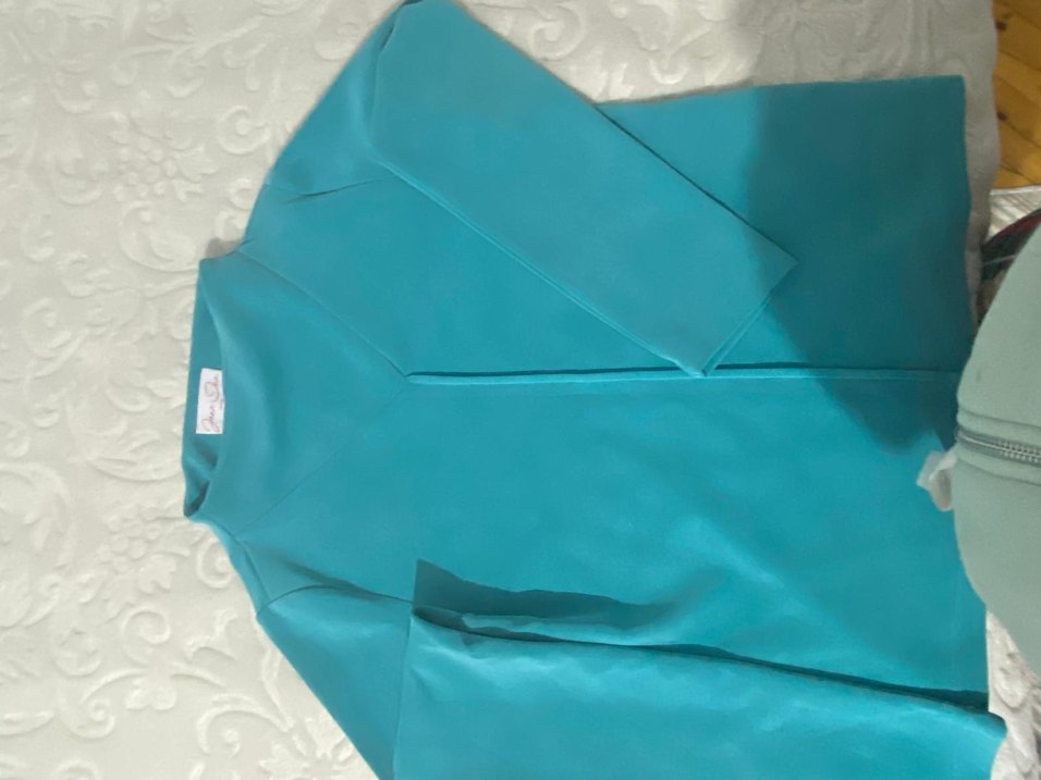 Turkuaz Göğüs Pedi Gri Detaylı - Görsel 3