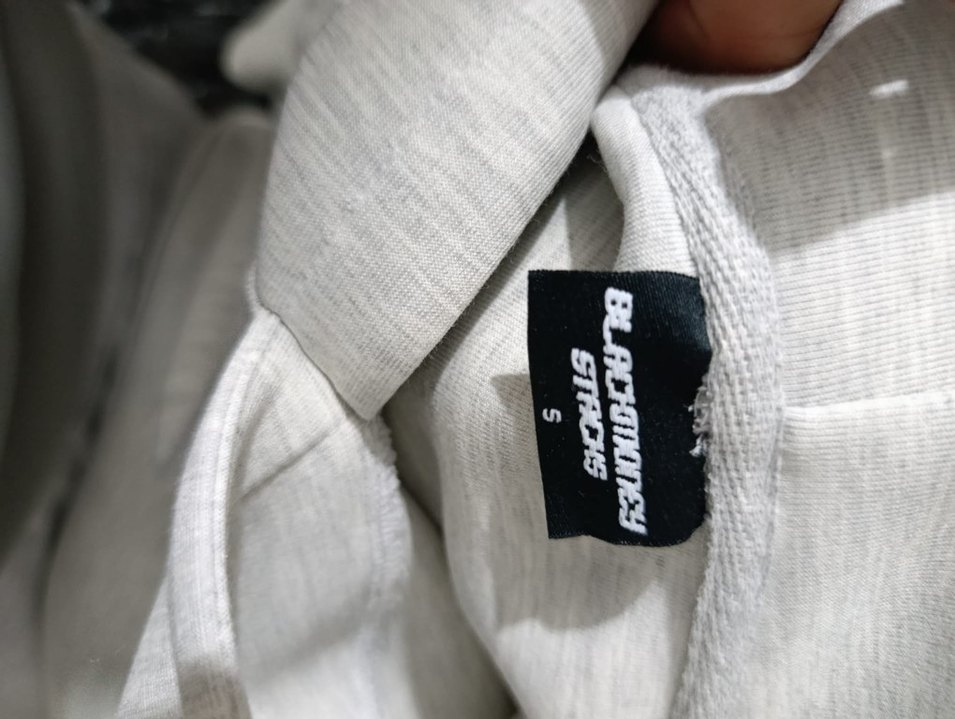 Gri Uzun Kollu Basic Sweatshirt - Görsel 2