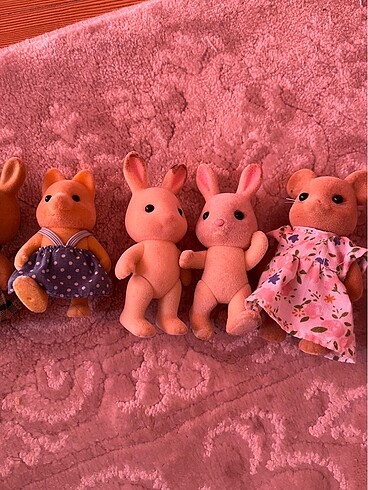  Beden Renk Sylvanian family Figür oyuncak