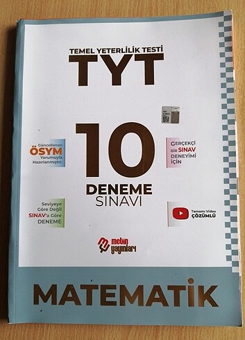 Metin yayınları tyt 10'lu deneme