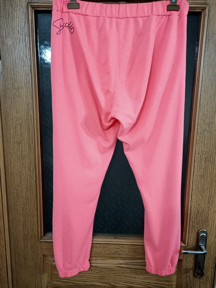 Pembe Rahat Kesim Kadın Eşofman Altı - Görsel 4