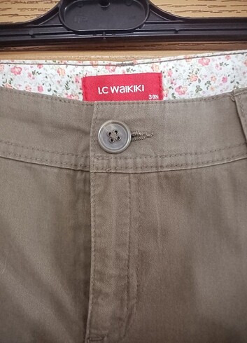 LC Waikiki Lcw 38 beden haki kanvas pantolon bir kez giyildi