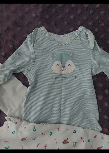 Uzun Kollu Beyaz Bebek Bodyler - Görsel 7