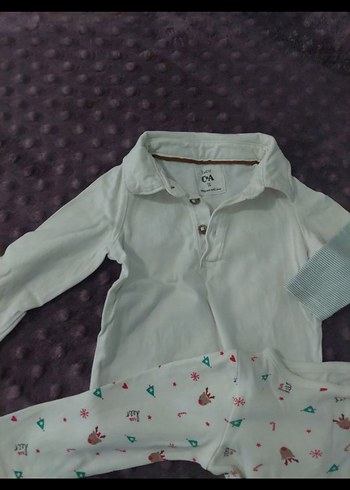 Uzun Kollu Beyaz Bebek Bodyler - Görsel 3