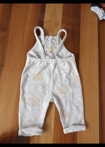 Bej Bohem Tarzı Erkek Çocuk Salopet - Görsel 5