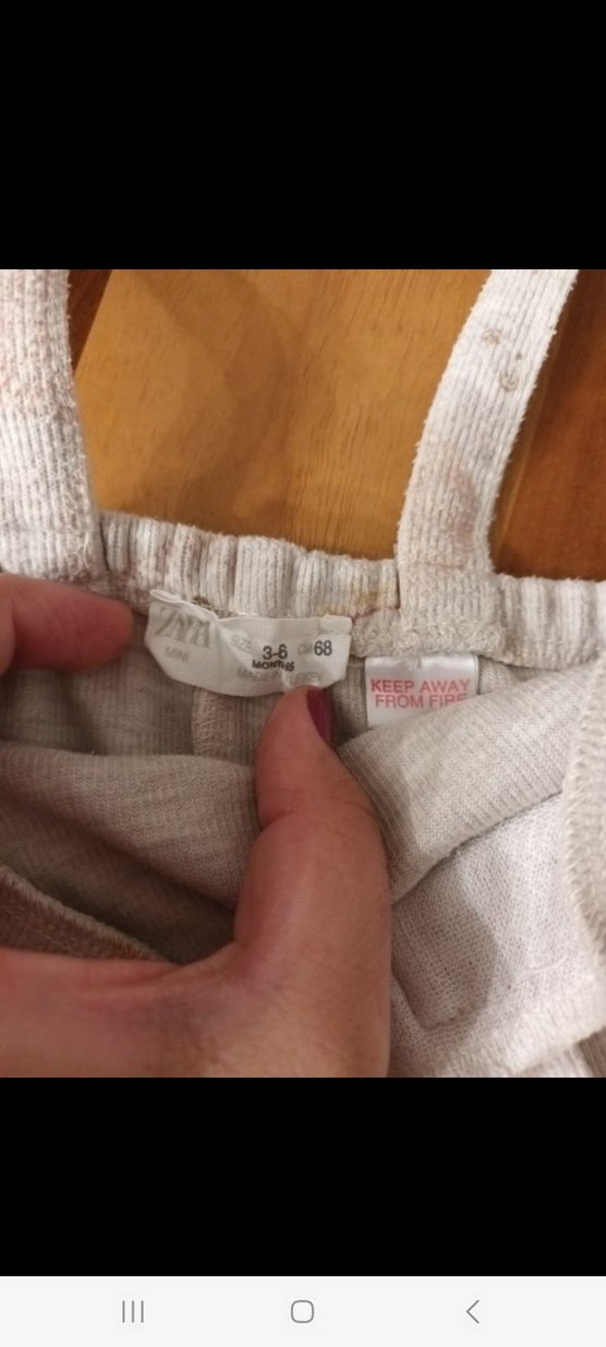 Bej Bohem Tarzı Erkek Çocuk Salopet - Görsel 4