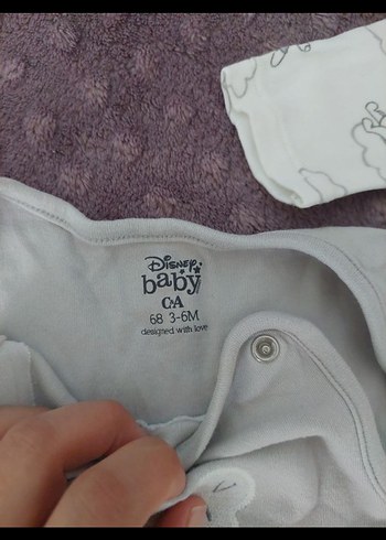 Gri Erkek Bebek Uzun Kollu Tulum Seti - Görsel 5