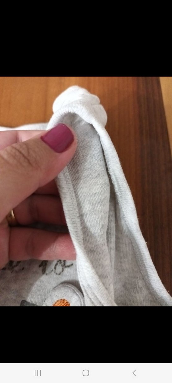 Gri ve Turuncu Erkek Bebek Kolsuz Tulum - Görsel 4