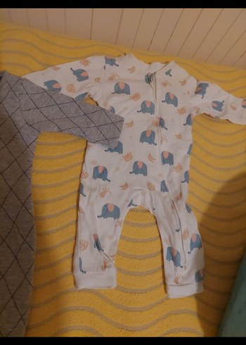 Uzun Kollu Gri Erkek Bebek Tulum - Görsel 3