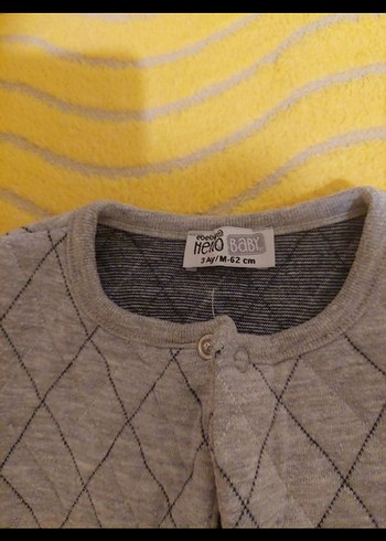 Uzun Kollu Gri Erkek Bebek Tulum - Görsel 4