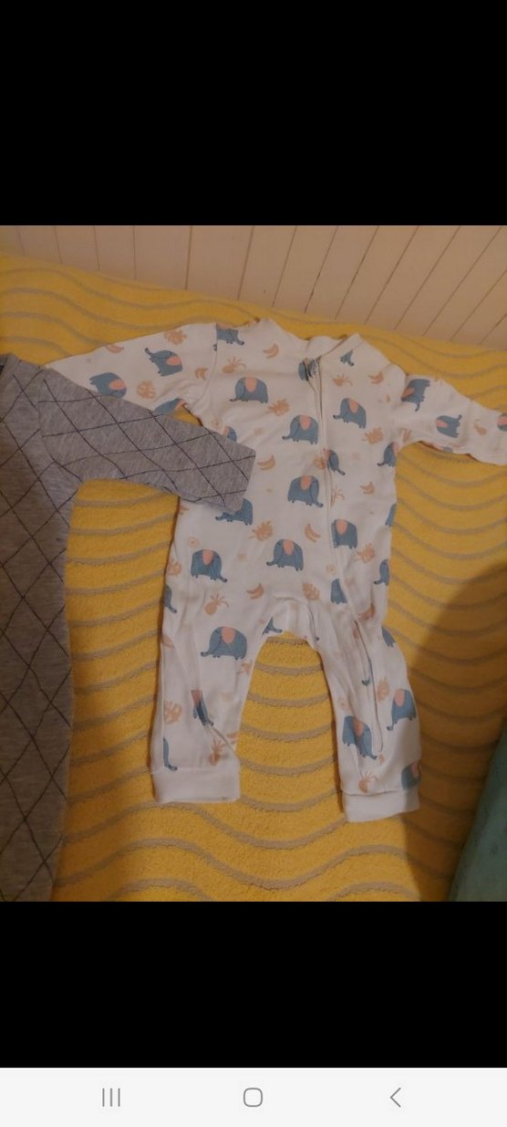 Uzun Kollu Gri Erkek Bebek Tulum - Görsel 3