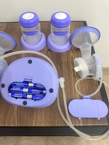  Beden Lansinoh elektrikli pilli süt pompası (çift)