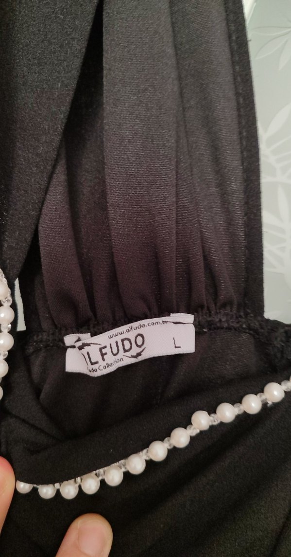 Siyah Drapeli Straplez Midi Elbise - Görsel 3