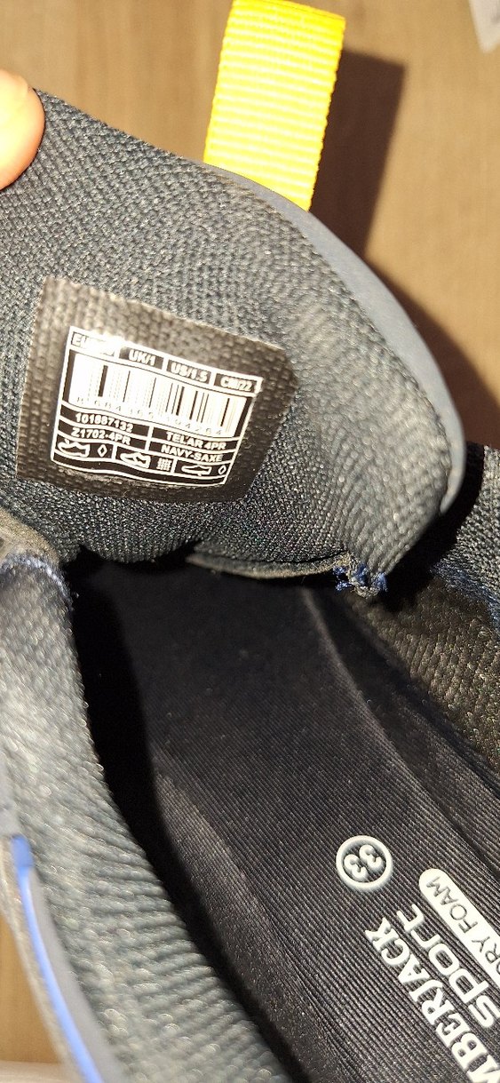 Mavi Gri Erkek Çocuk Spor Ayakkabı Velcro - Görsel 3