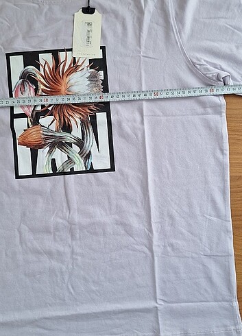 xxl beden Lufian marka tişört bedene ait ölçüler resimlerde mevc - Görsel 4