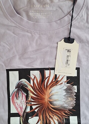 xxl beden Lufian marka tişört bedene ait ölçüler resimlerde mevc - Görsel 4