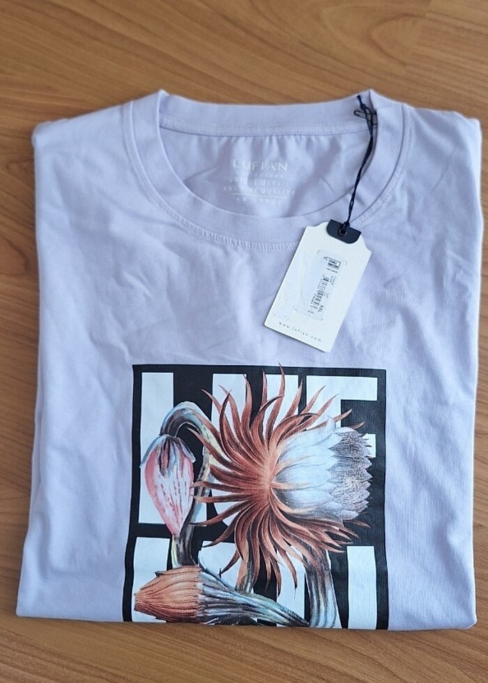 xxl beden Lufian marka tişört bedene ait ölçüler resimlerde mevc - Görsel 5