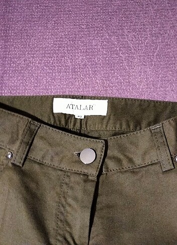 40 Beden Haki yeşil pantolon 