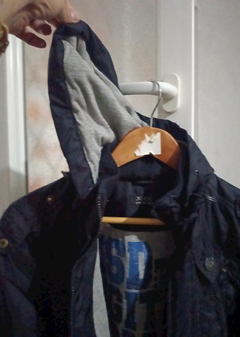 Erkek Çocuk Siyah Kemerli Street Wear Ceket - Görsel 4