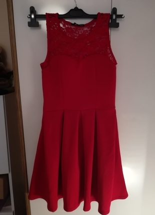 Tally Weijl Kırmızı gece elbisesi