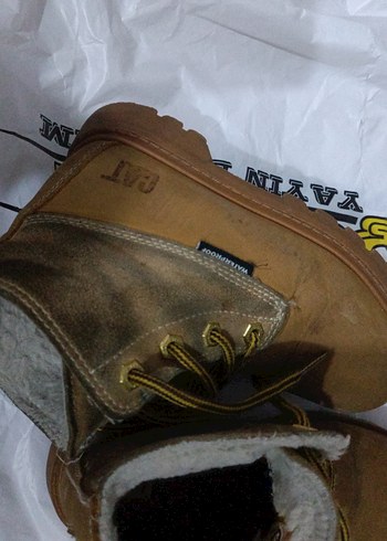 cat kahverengi Süet Çocuk Botu - Görsel 5