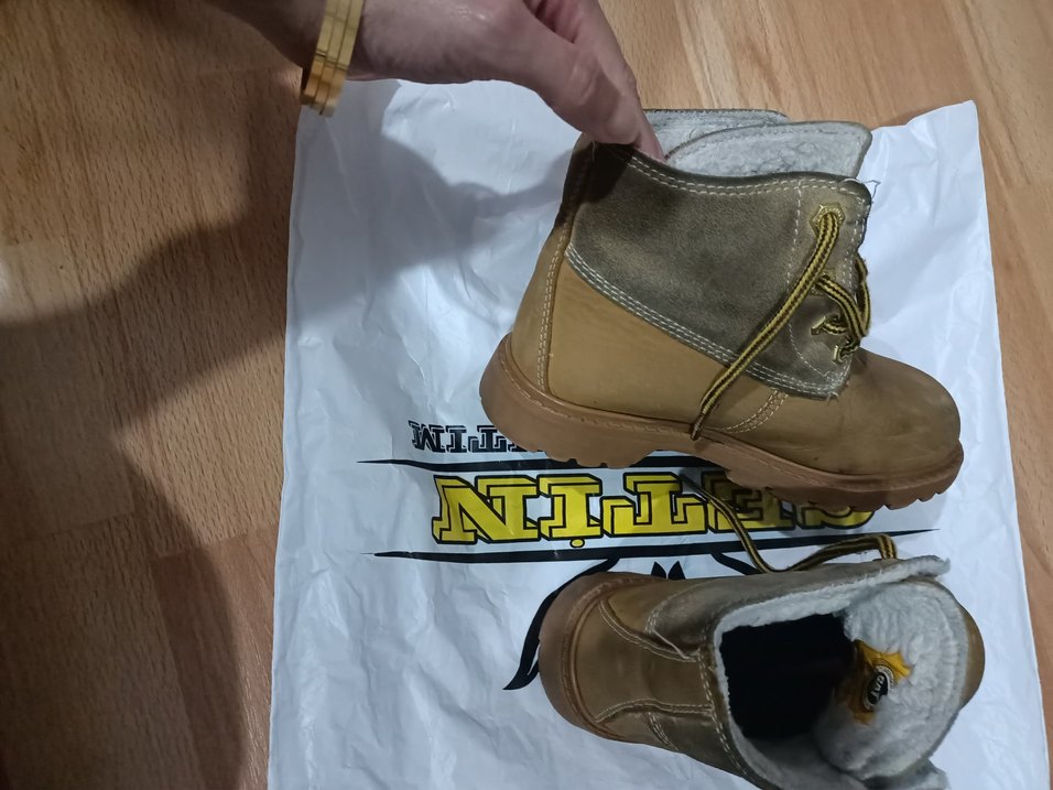 cat kahverengi Süet Çocuk Botu - Görsel 3