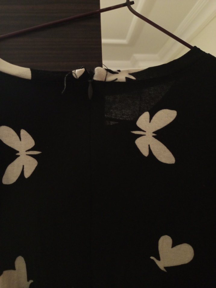 Siyah uzun elbise - Görsel 5