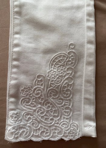 Kız çocuk Beyaz Denim Pantolon 8-9 - Görsel 3