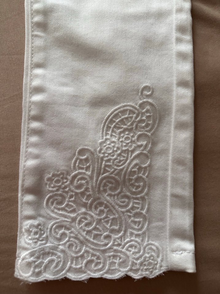 Kız çocuk Beyaz Denim Pantolon 8-9 - Görsel 3