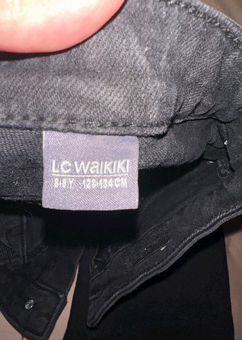 Siyah Kız çocuk boru paça jean pantolon 8 yaş Lcw - Görsel 7