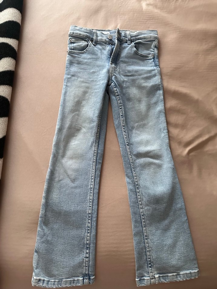 Açık mavi Jean Pantolon kız çocuk 10 yaş - Görsel 4