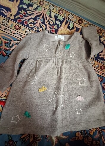 Zara kışlık kız çocuk elbise (2 yaş) yeniden farksız - Görsel 2