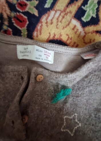 Zara kışlık kız çocuk elbise (2 yaş) yeniden farksız - Görsel 4