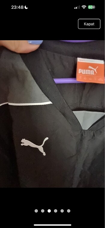 Original puma kışlık üst sweatshirt - Görsel 2